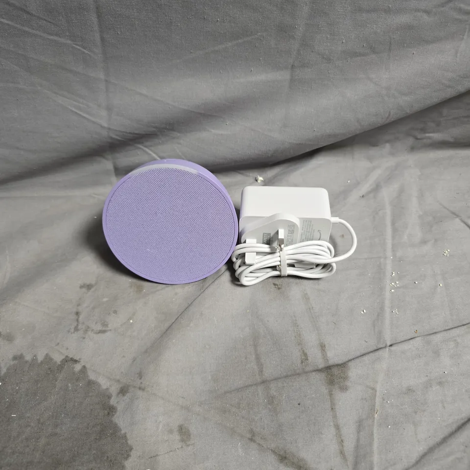 AMAZON ECHO POP PURPLE – COMPACT SMART SPEAKER, BOXED