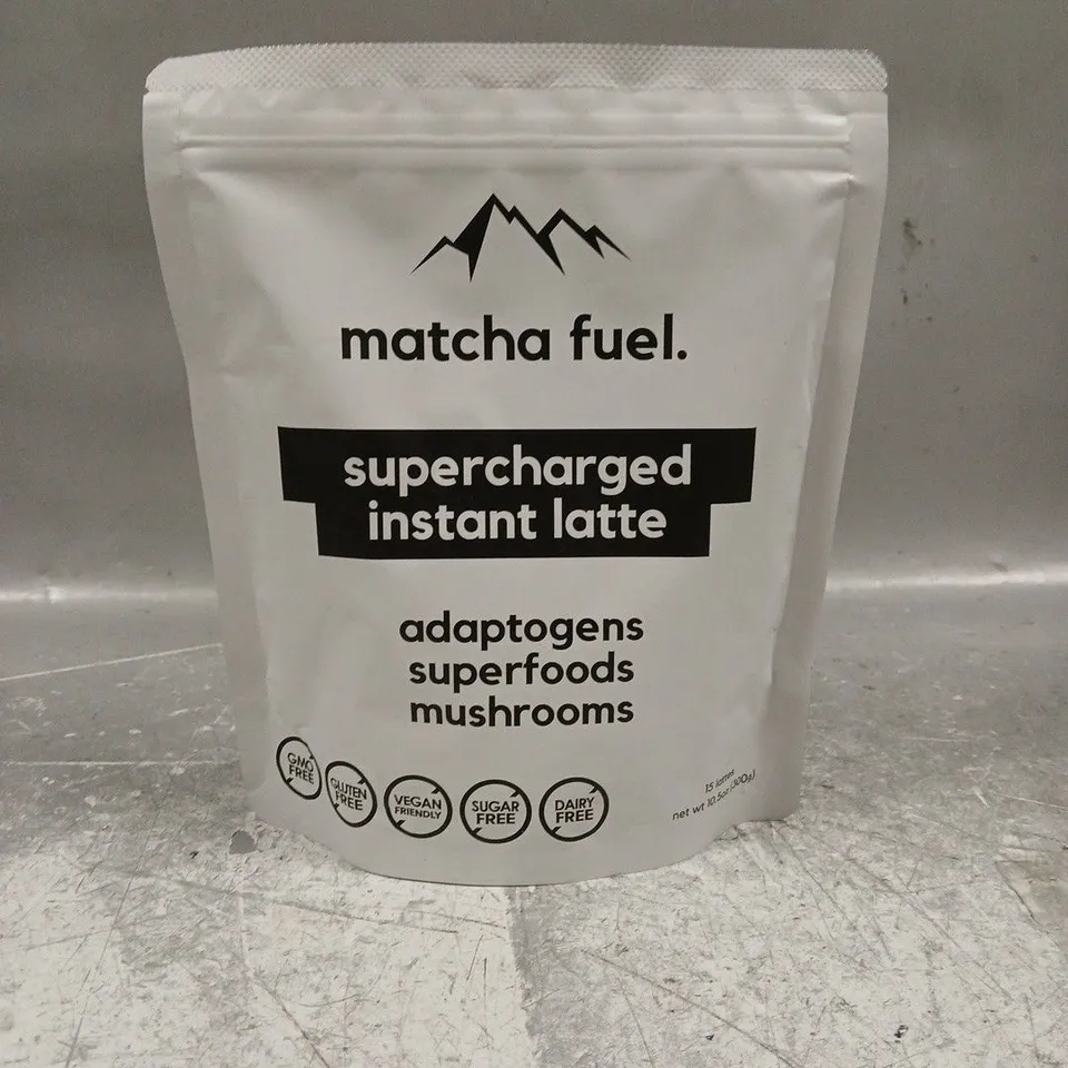 SEALED MATCHA FUEL SUPERHARGED INSTANT LATTE 15 SERVINGS