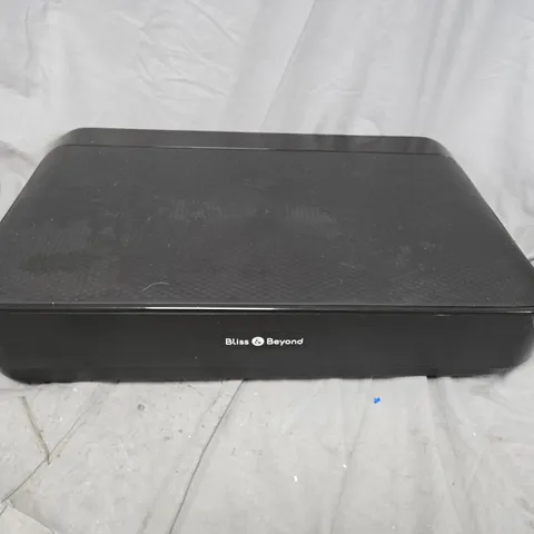 BLISS & BEYOND VIBRATION PLATE EXERCISE MACHINE – BLACK PLATFORM (BOXED WITH BOX)