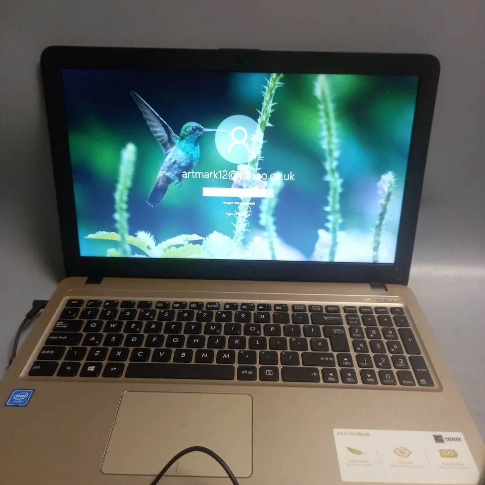 ASUS LAPTOP MODEL X540M IN BLACK