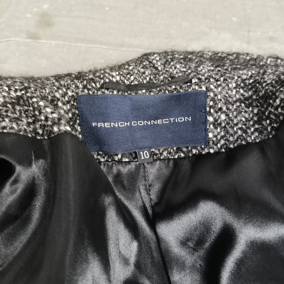 FRENCH CONNECTION WOMEN’S TWEED COAT – UK 10