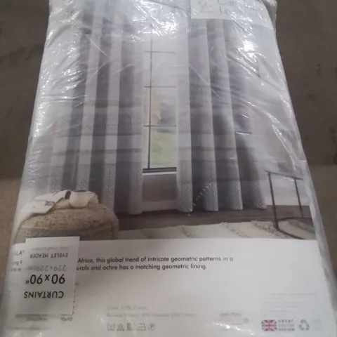 CATHERINE LANSFIELD FULLY LINED CURTAINS 90X90 INCH
