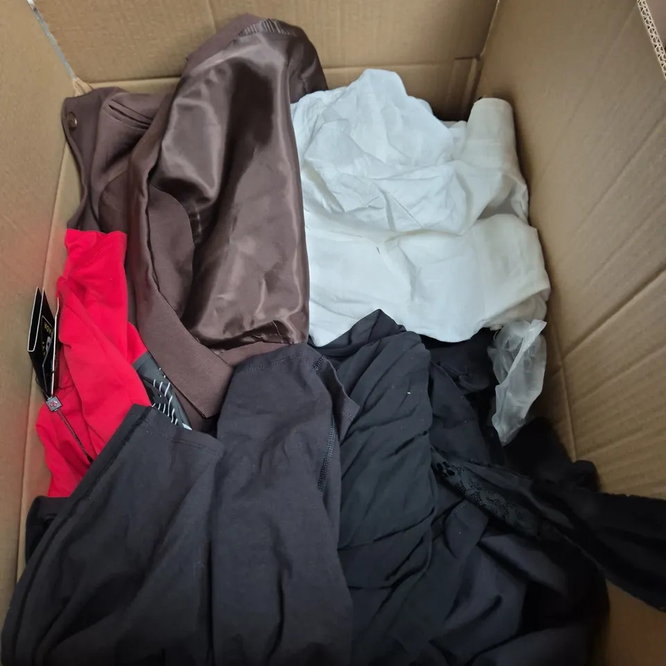 APPROXIMATELY 25 ASSORTED CLOTHING AND FASHION PRODUCTS IN VARIOUS STYLES AND SIZES - COLLECTION ONLY
