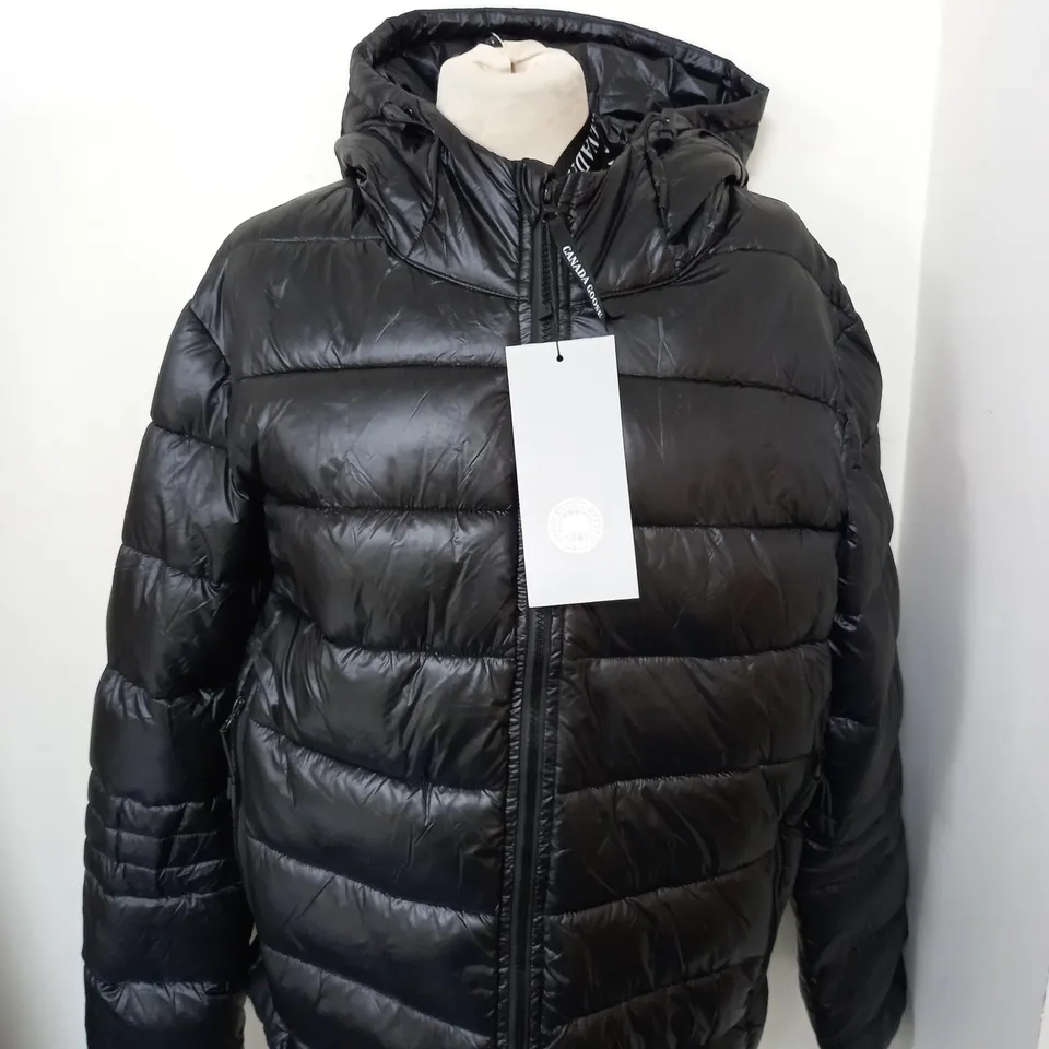 CANADA GOOSE CROFTON BLACK COAT SIZE 2XL