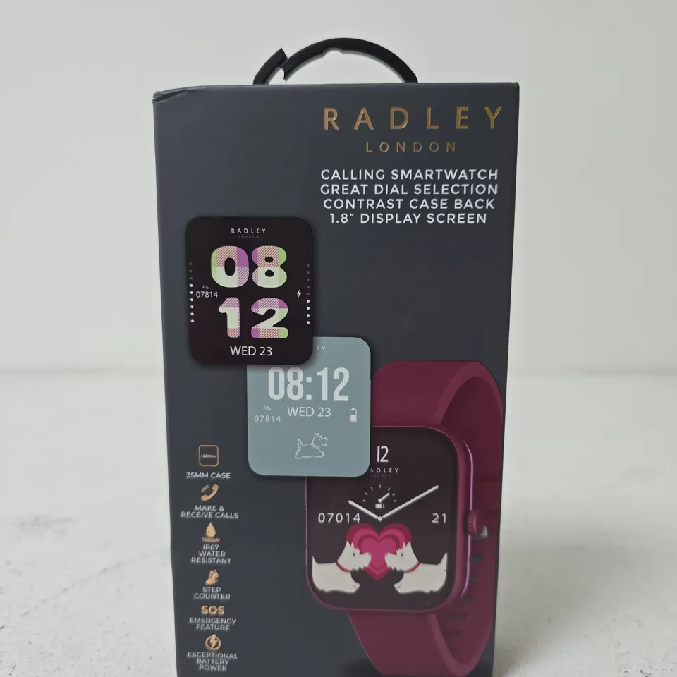 RADLEY LONDON CALLING SMARTWATCH – BOXED