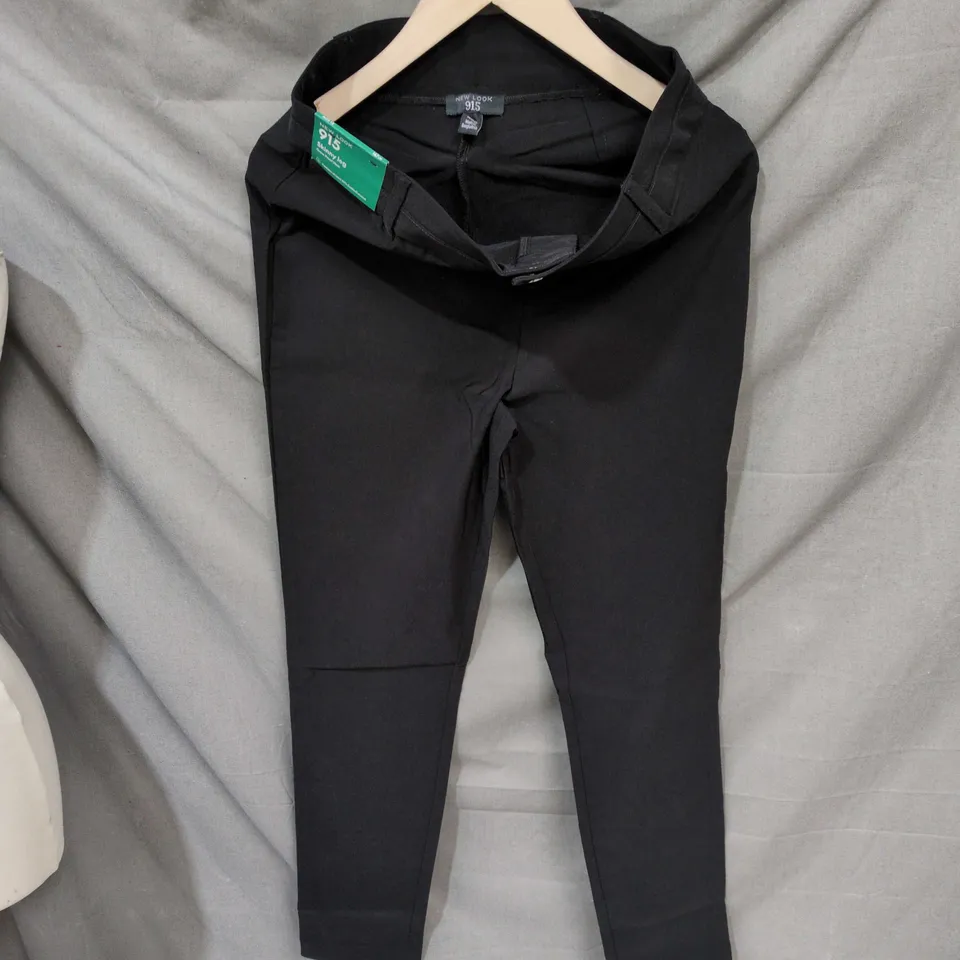 NEW LOOK BLACK WOMEN'S TROUSERS – TAILORED, BELT LOOPS . 15 YRS 