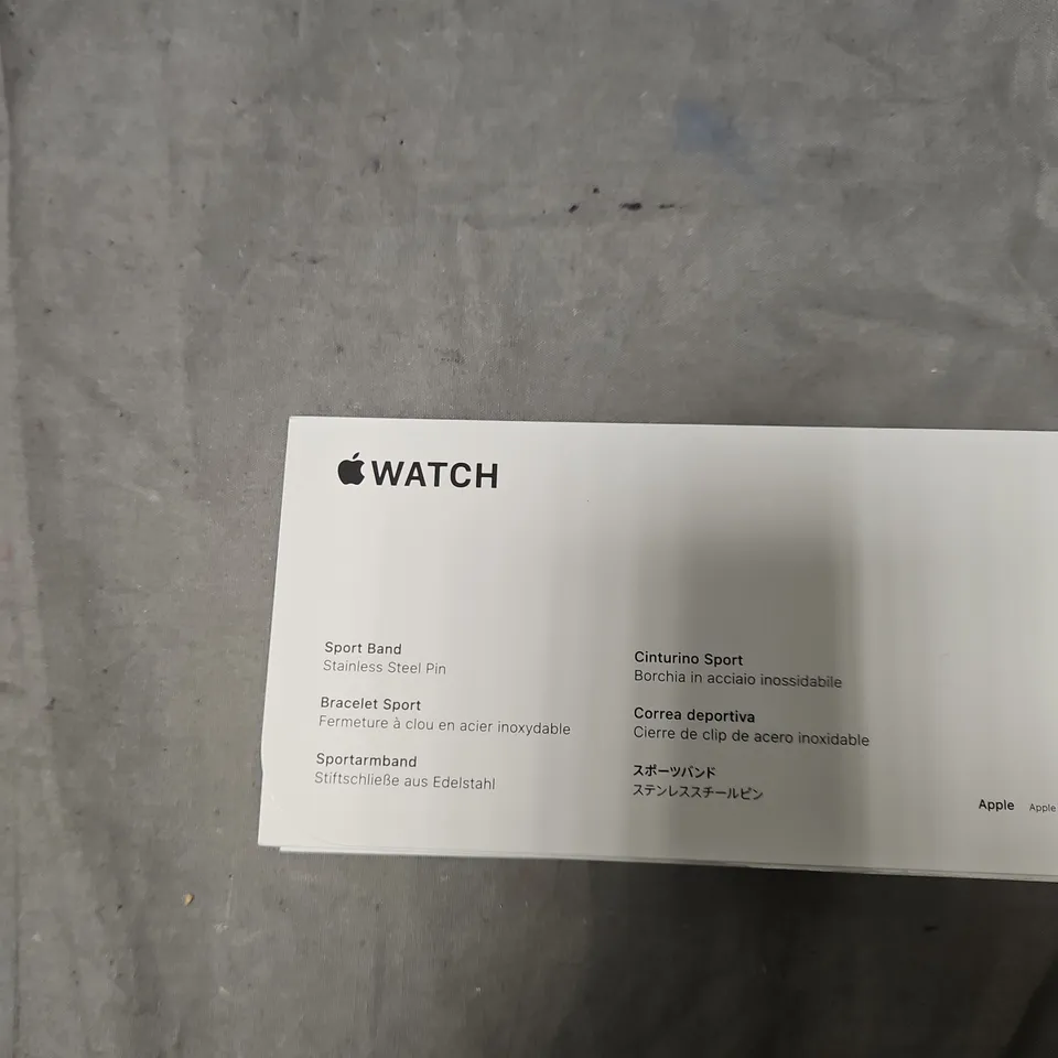 APPLE WATCH SPORT BAND – STARLIGHT, 41MM/45MM, STAINLESS STEEL PIN, BOXED ,BOX OF 2 