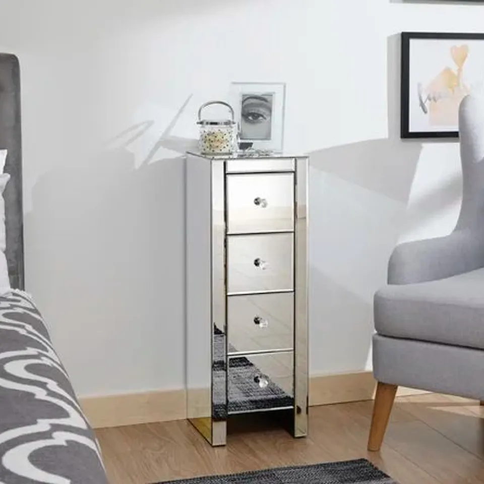 BOXED BORNSTEIN BEDSIDE TABLE 