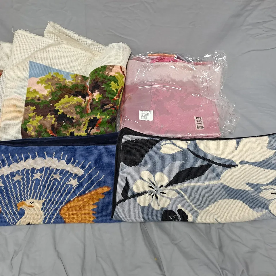 BOX OF APPROXIMATELY 20 ASSORTED HOME FABRIC ITEMS
