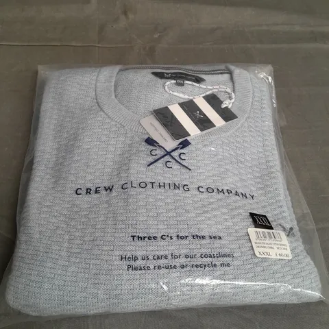 CREW CLOTHING COMPANY BREAKWATER ORGANIC COTTON CREWNECK SIZE XXXL