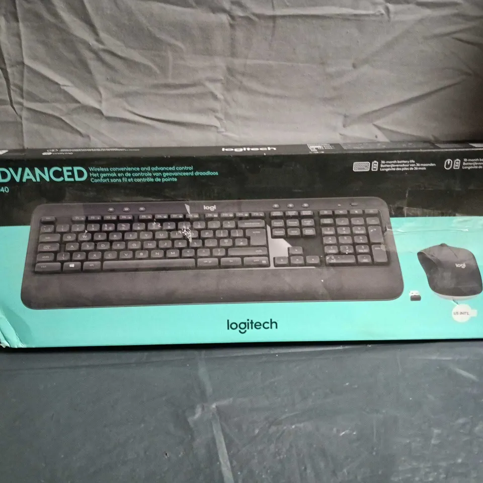 LOGITECH ADVANCED WIRELESS KEYBOARD MK540  – BOXED