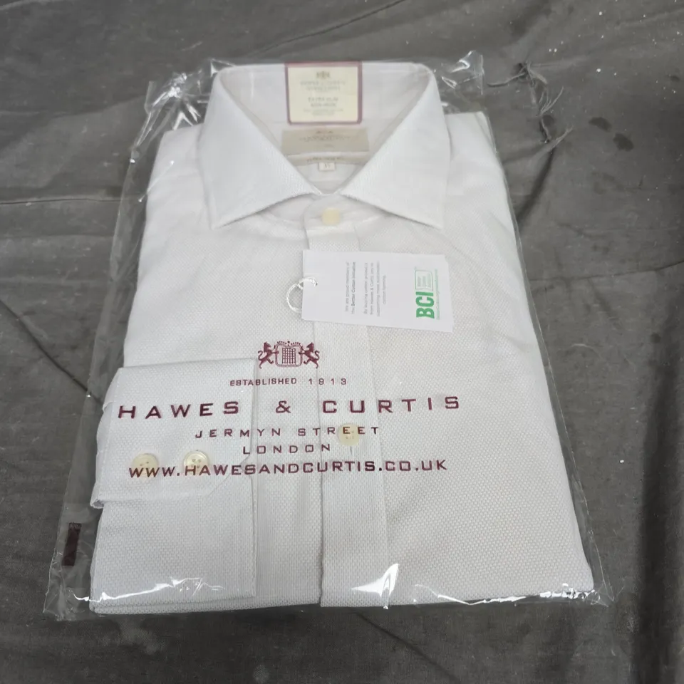 HAWES & CURTIS SHIRT IN WHITE SIZE 17-37