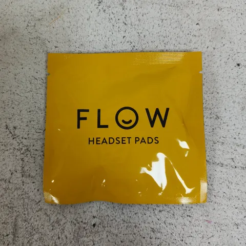 FLOW HEADSET PADS – 2 CELLULOSE PADS WITH SALINE SOLUTION FOR FLOW HEADSET