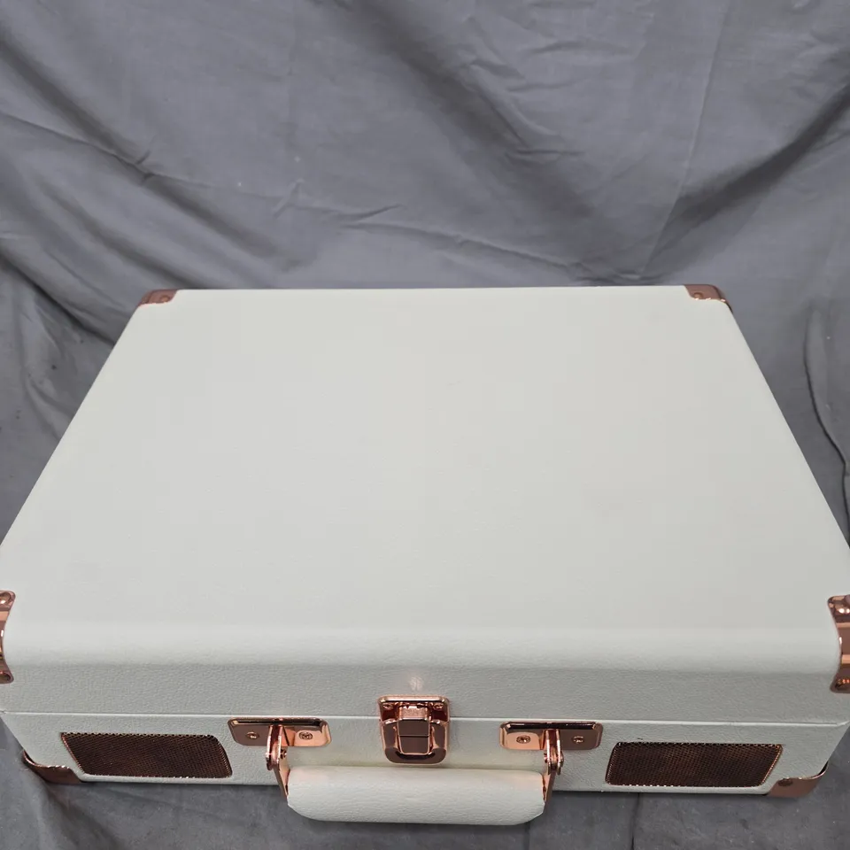 AUNA PEGGY SUE TURNTABLE RECORD PLAYER – ROSE GOLD 