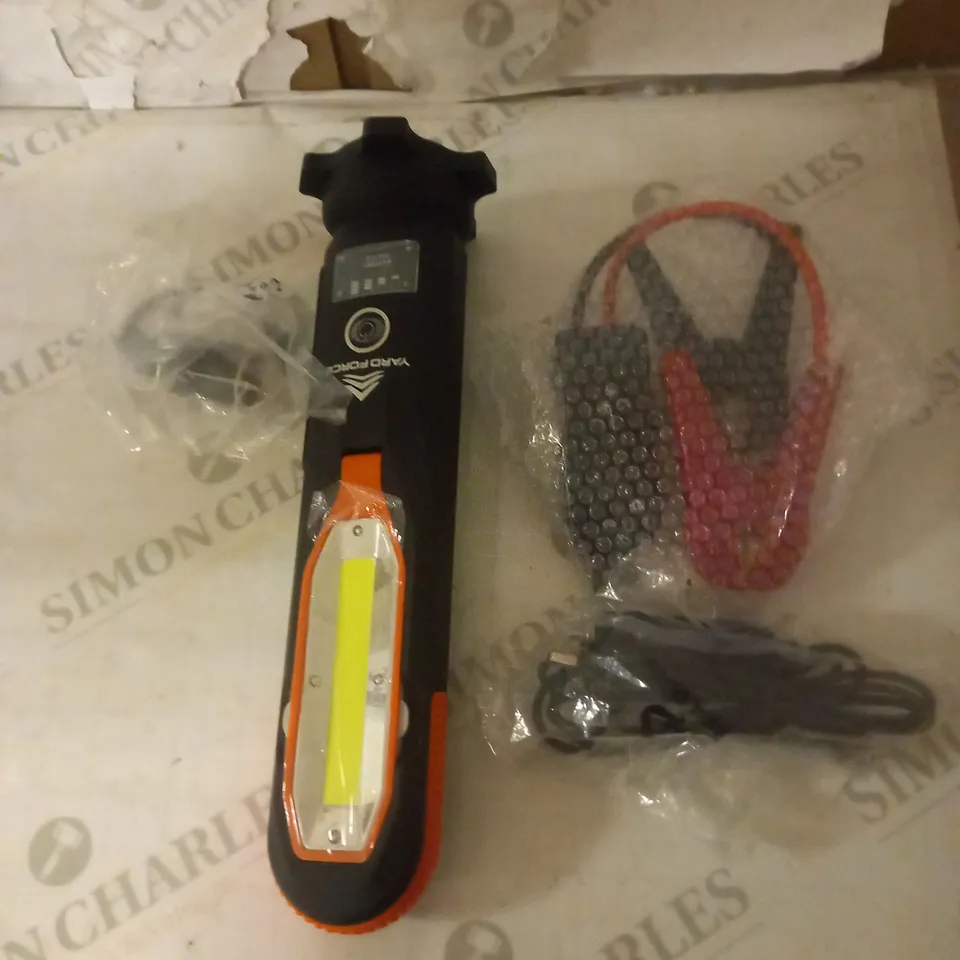 YARD FORCE 12V MULTI FUNCTION TORCH & JUMP STARTER