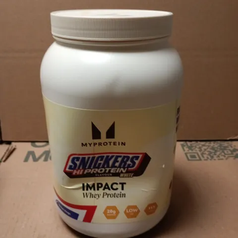 MYPROTEIN SNICKERS HI-PROTEIN IMPACT WHEY PROTEIN – 1KG TUB