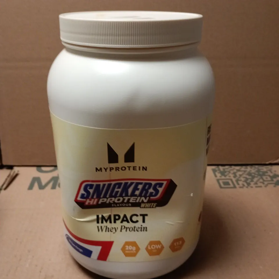 MYPROTEIN SNICKERS HI-PROTEIN IMPACT WHEY PROTEIN – 1KG TUB