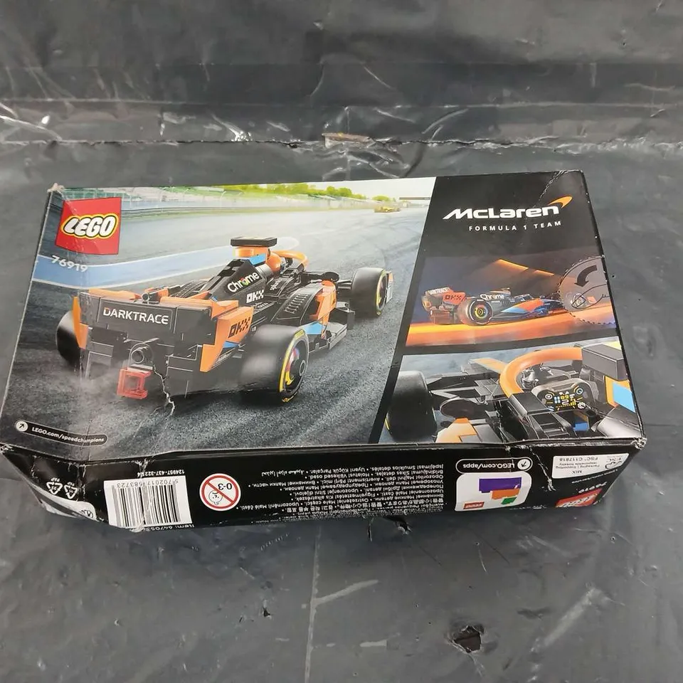 LEGO SPEED CHAMPION - 2023 MCLAREN F1 RACE CAR - 42141 RRP £190