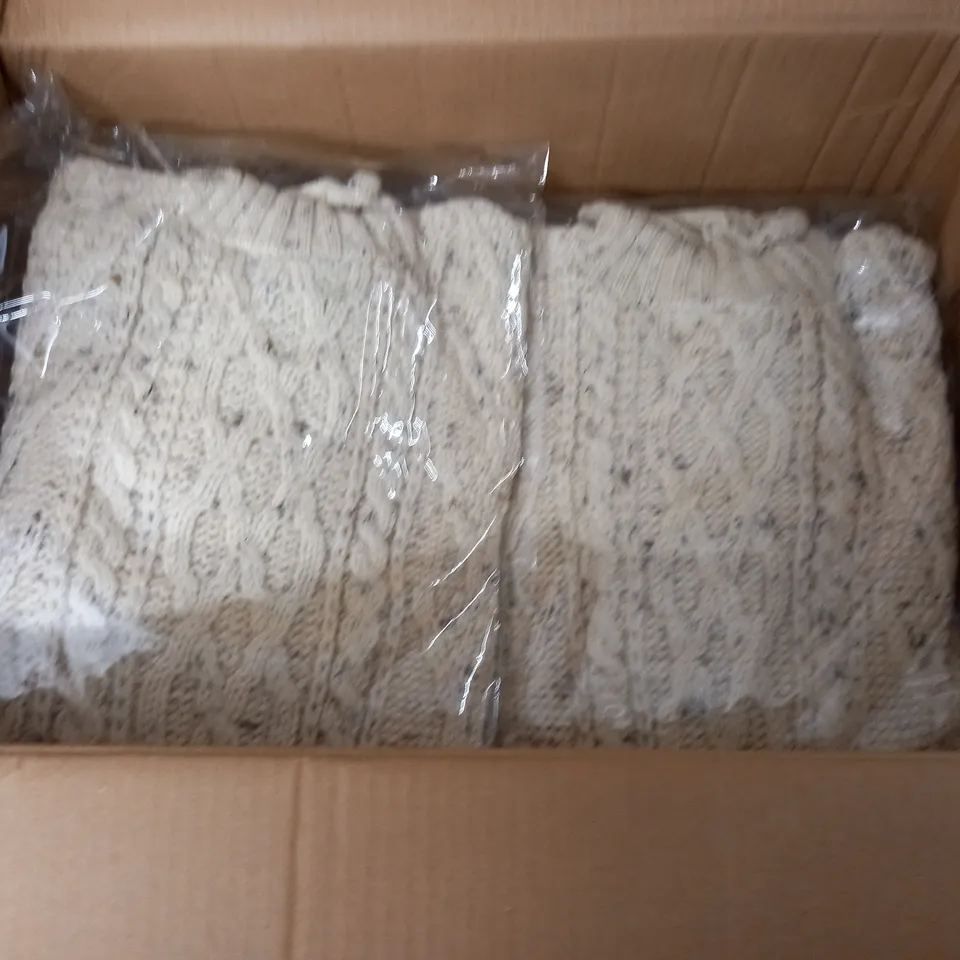 LOT OF 10 PURE NEW WOOL HIGH NECK JUMPERS - SIZE UNSPECIFIED