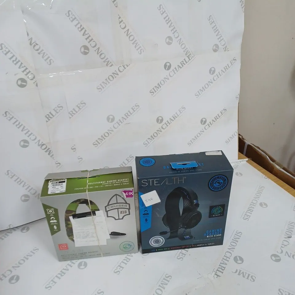 BOX OF APPROXIMATELY 8 ASSORTED TURTLE BEACH HEADSETS 
