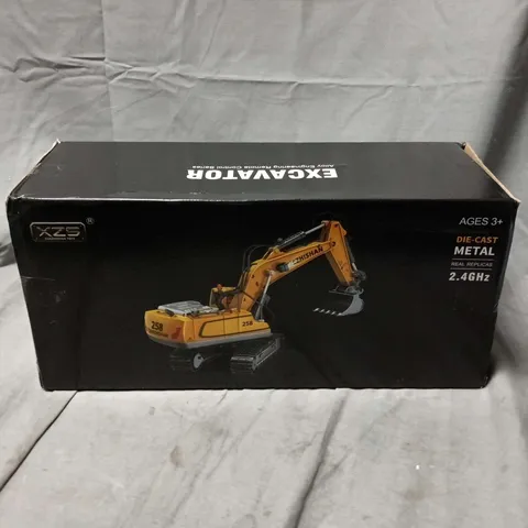 BOXED XZS DIE-CAST METAL EXCAVATOR