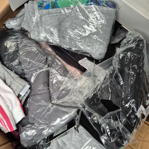 APPROXIMATELY 42 ASSORTED KIDS/TODDLERS CLOTHING ITEMS IN VARIOUS SIZES, STYLES & COLOURS TO INCLUDE BRANDS SUCH AS HYPE, BY MROSEMONT, REAL MADRID, ETC - COLLECTION ONLY