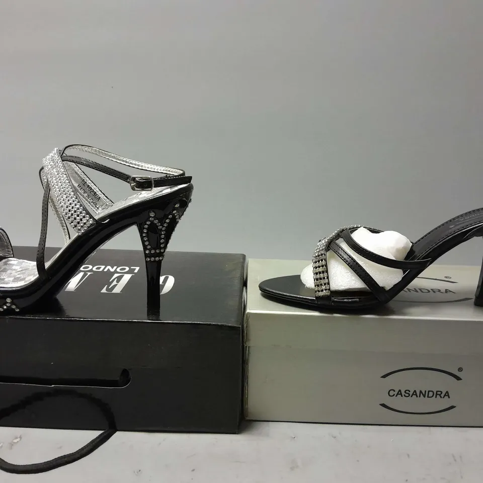 APPROXIMATELY 6 ASSORTED BOXED PAIRS OF SHOES IN VARIOUS SIZES TO INCLUDE CASANDRA AND GEMZ, ETC
