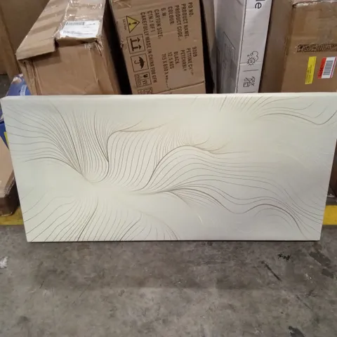 CAMERY GOLD LINES OF POWER - WRAPPED CANVAS ART PRINT