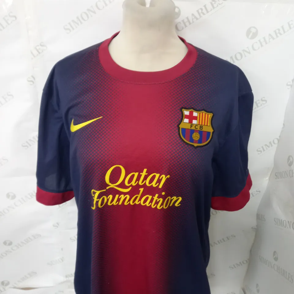 FC BARCELONA 2012-13 HOME SHIRT SIZE UNSPECIFIED