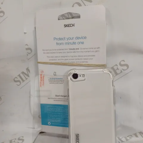 LOT OF 5 MINUTE ONE CLEAR CASE AND GLASS SCREEN PROTECTOR FIR IPHONE SE/7/8