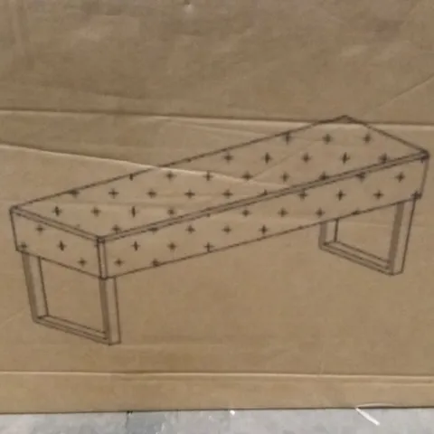 BOXED VALETTA DINING BENCH (1 BOX)