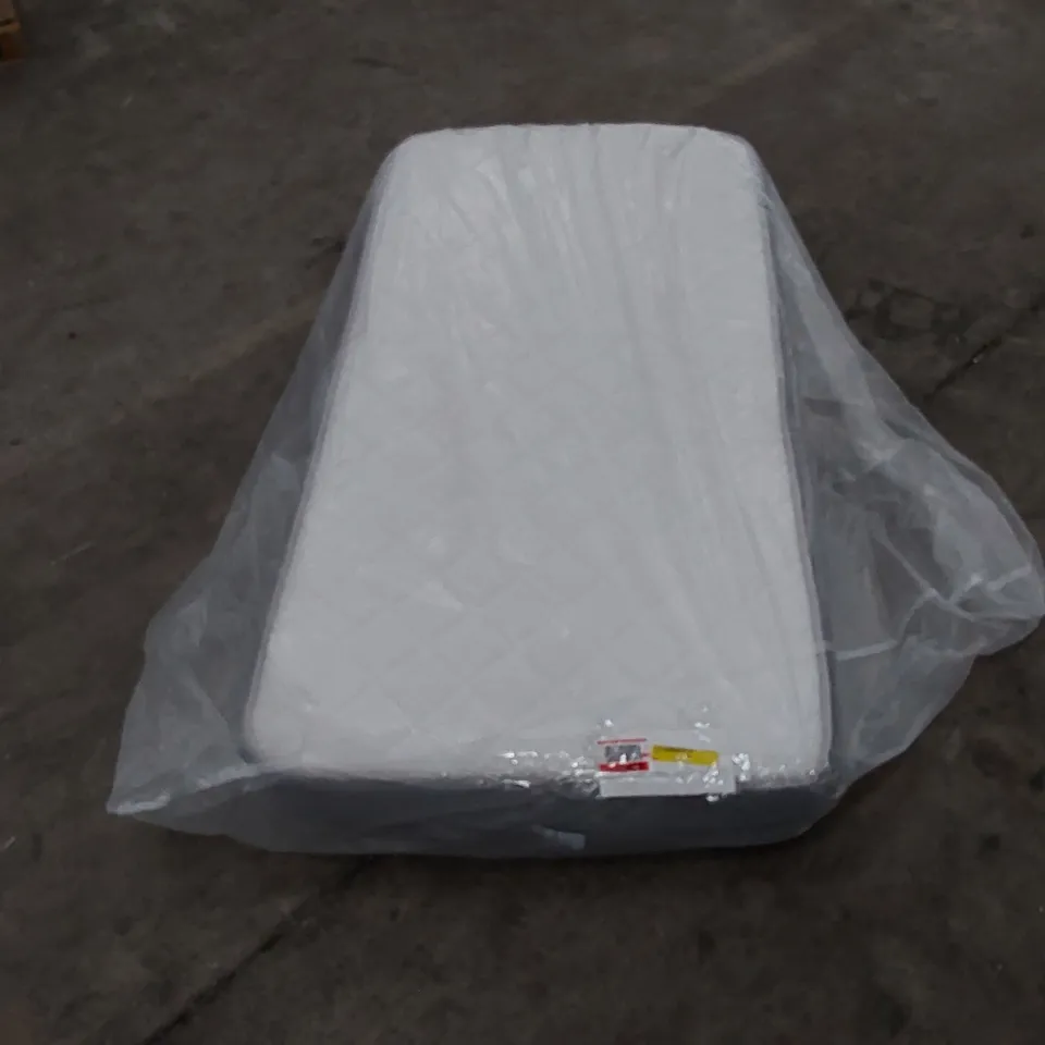 QUALITY BAGGED 3' SINGLE ULTRA COMFORT FOAM FREE SPRUNG MATTRESS 