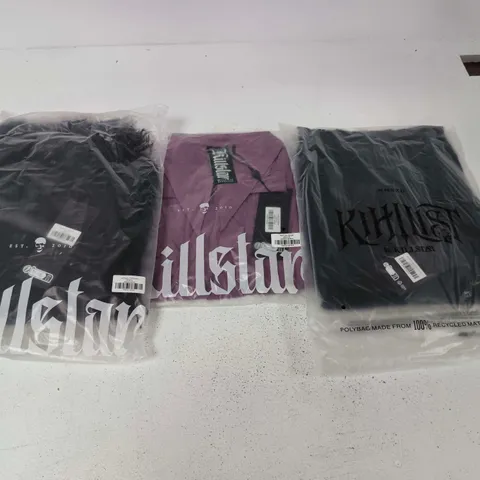 LOT OF APPROXIMATELY 26 BRAND NEW KILLSTAR CLOTHING ITEMS TO INCLUDE HAZEVIL CARDIGANS AND DARK LYRIC BLOUSES - VARIOUS SIZES