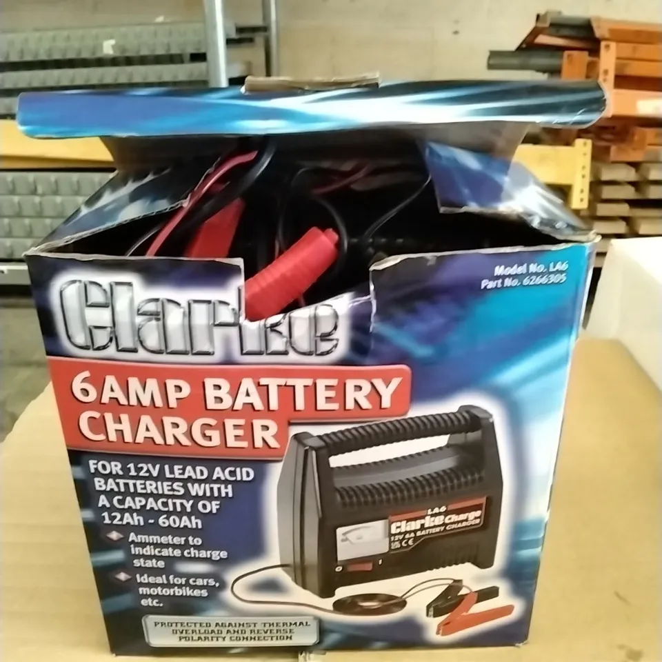 CLARKE 6AMP BATTERY CHARGER