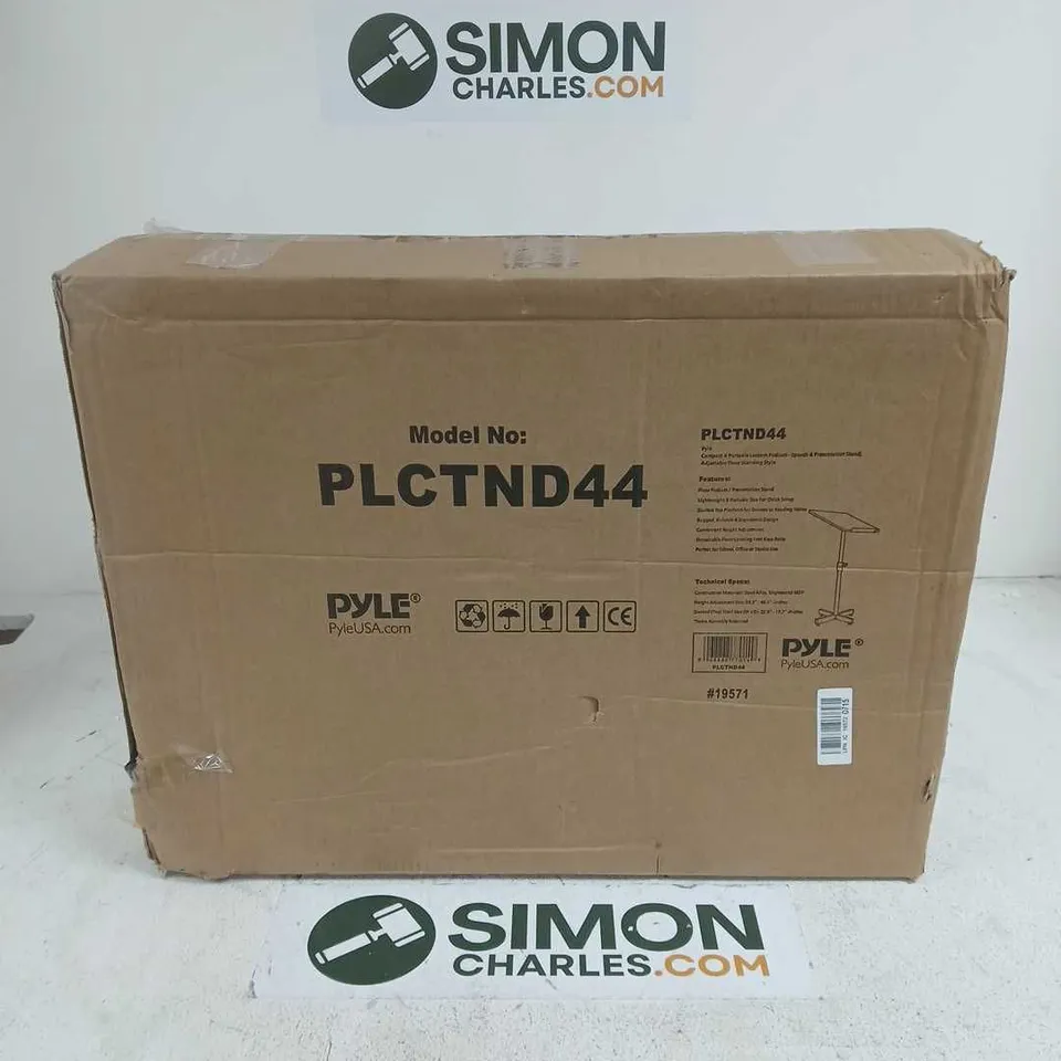 BOXED PYLE PLCTND44 COMPACT & PORTABLE LECTURN PODIUM