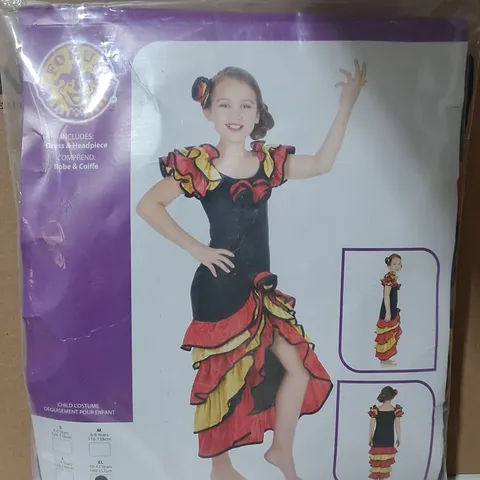 FORUM RUMBA GIRL CHILD COSTUME - XL 10-12 YEARS