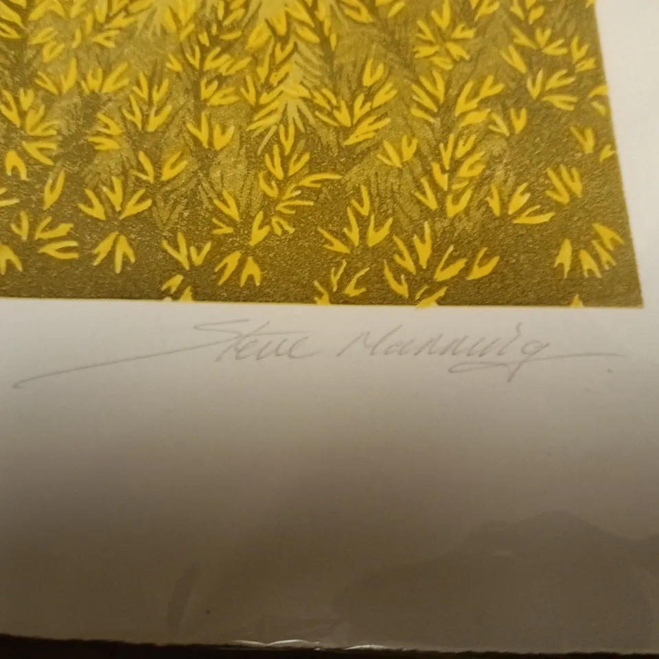 STEVE MANNING SIGNED LIMITED EDITION "THE OLD WALL" ART PRINT - 8/14