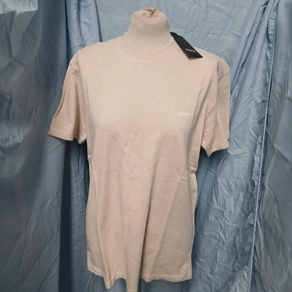 LEGEND PREMIUM BASICS T-SHIRT – FOG BEIGE, SIZE L