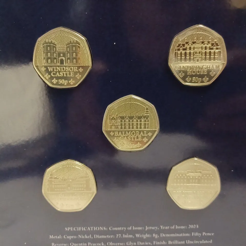 COMPLETE CORONATION OF KING CHARLES III 50P COLLECTION