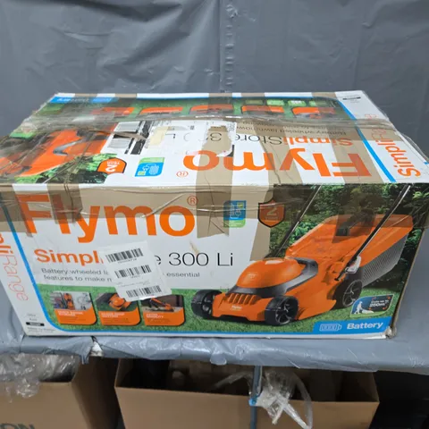 FLYMO SIMPLISTORE 300R LI CORDLESS LAWNMOWER