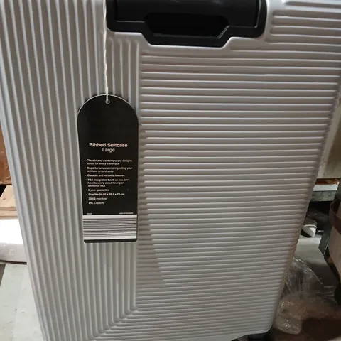 SMARTFLEX RIBBED SUITCASE LARGE – 85L, 50.85 X 28.5 X 74 CM, TSA LOCK