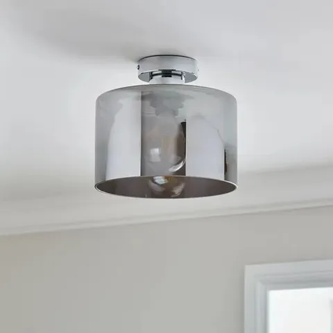 BOXED ERIN FLUSH CEILING LIGHT
