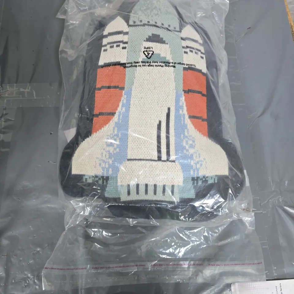 Space Rocket Cushion – Throw Pillow