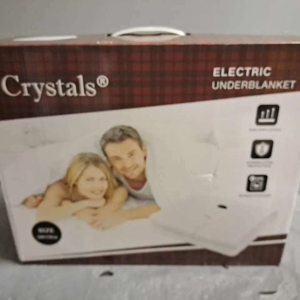 BOXED CRYSTALS ELECTRIC UNDERBLANKET - 160X130CM