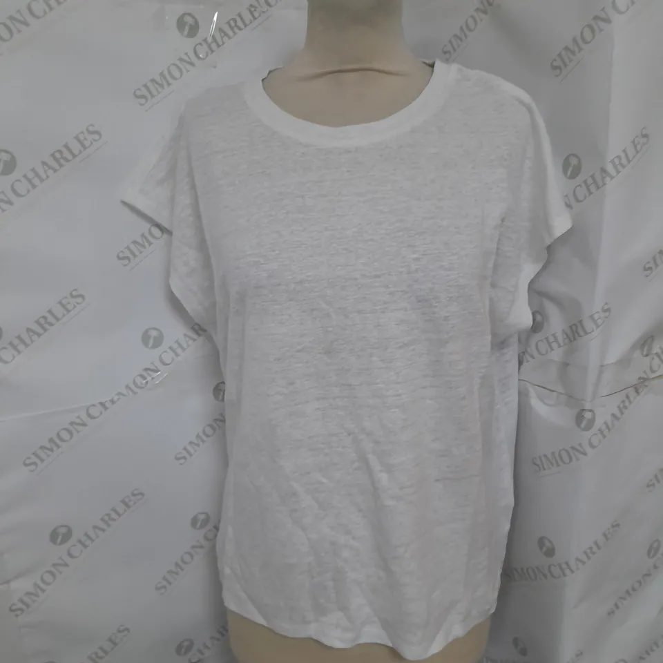 BODEN SHORT SLEEVE TSHIRT IN WHITE SIZE M