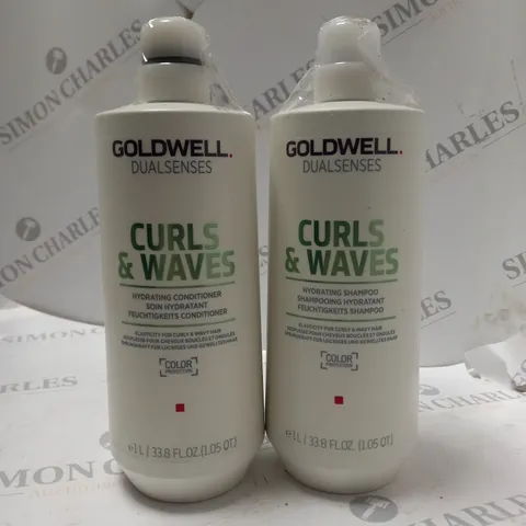 GOLDWELL DUALSENSES CURLS & WAVES SHAMPOO AND CONDITIONER