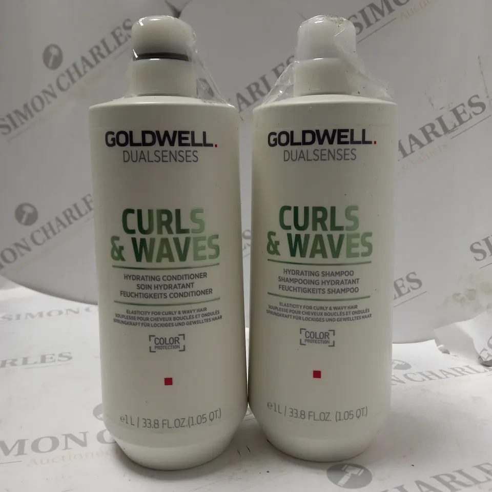 GOLDWELL DUALSENSES CURLS & WAVES SHAMPOO AND CONDITIONER
