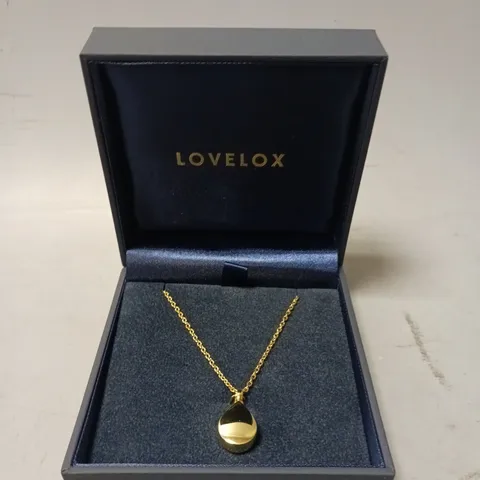 BOXED LOVELOX GOLDEN DROP NECKLESS