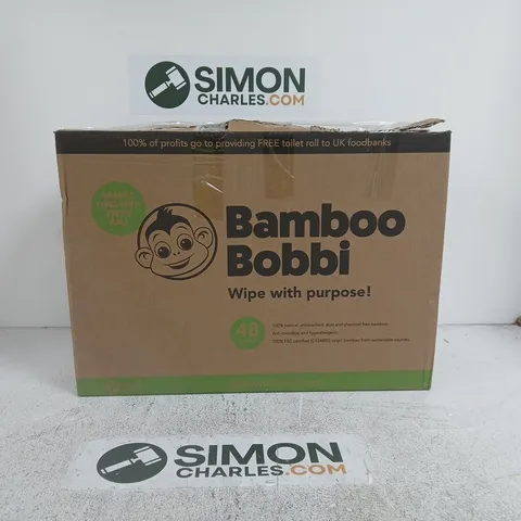 BAMBOO BOBBI TOILET ROLLS 48 ROLL PACK