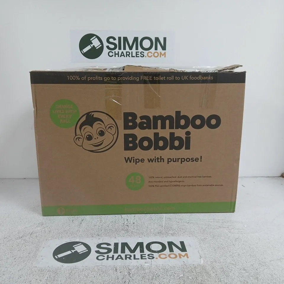 BAMBOO BOBBI TOILET ROLLS 48 ROLL PACK